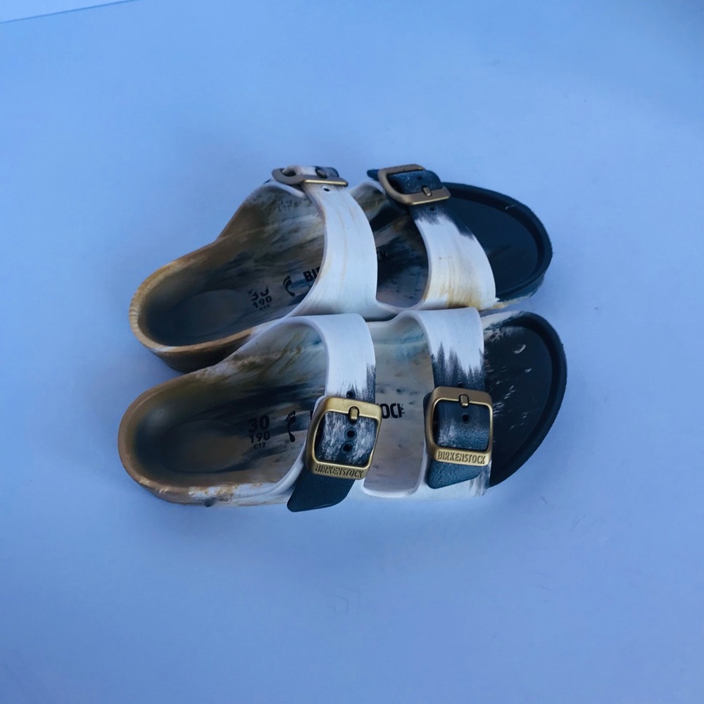 Birkenstock Kids Sandals - Black and White - Picture 3 of 5